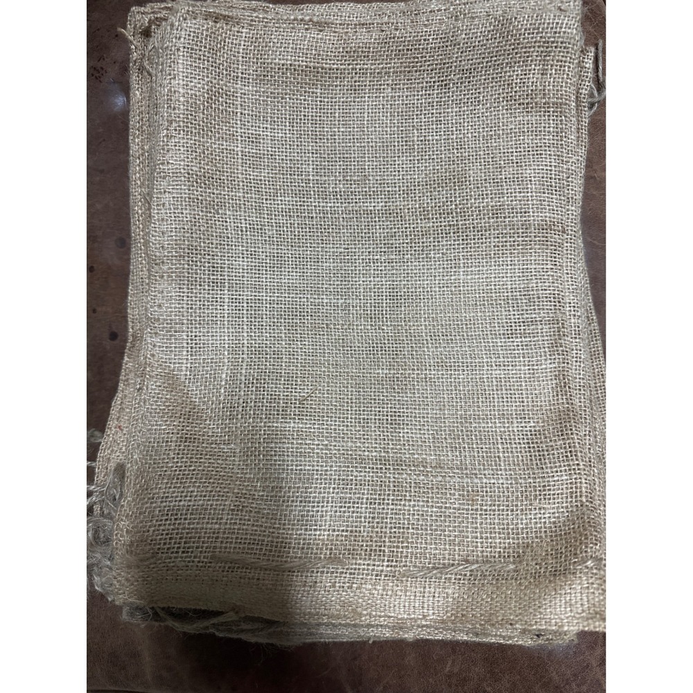 46 Pack Natural Burlap Drawstring Bags 10x14 Jute Rustic Wedding Favor Pouches